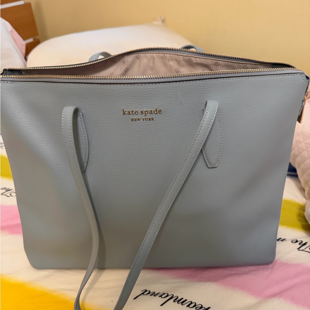 Kate Spade All Day Large Zip-Top Tote Ocean Beach
